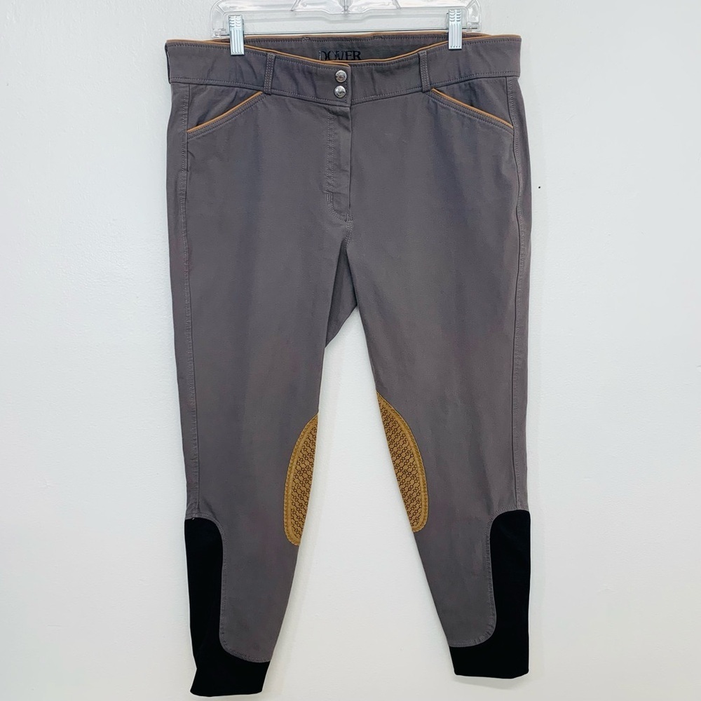 Dover Saddlery Breeches Woman 34  Pockets Knee Patches Stretch Equestrian Riding